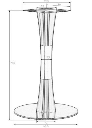 Подстолье обеденное DOBRIN GIORGIO Подстолье обеденное DOBRIN GIORGIO
