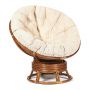 Кресло-качалка Папасан/Papasan (W 23/01 B) /с подушкой/ 115х78х104см, пекан орех, ткань старт Кресло-качалка Папасан/Papasan (W 23/01 B) /с подушкой/ 115х78х104см, пекан орех, ткань старт