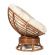 Кресло-качалка Папасан/Papasan (W 23/01 B) /с подушкой/ 115х78х104см, пекан орех, ткань старт