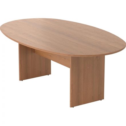 Стол Easy One 22-22 для переговоров орех new 2000 скругл