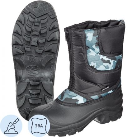 Сапоги мужские цв.серый (город) мод. 122 (р.45) ЭВА утепленные