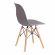 Стул Tetchair CINDY (EAMES) (mod. 1801) дерево бук/металл/сиденье пластик, 45x51x82 см, Light grey (светло-серый)