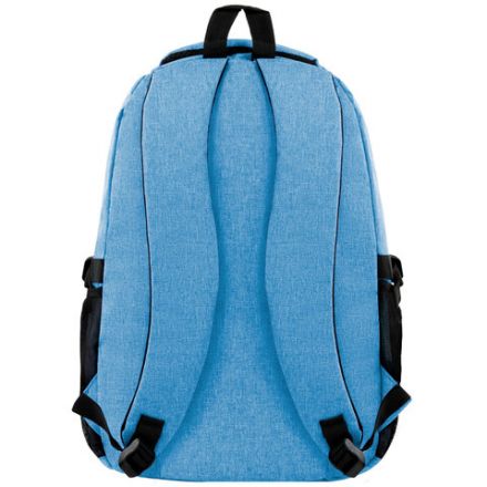 Рюкзак BRAUBERG HIGH SCHOOL универсальный, 3 отделения, "Скай", голубой, 46х31х18 см, 225517