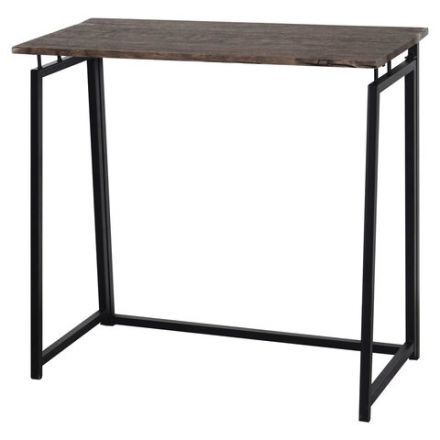 Стол на металлокаркасе BRABIX "LOFT CD-001", 800х440х740 мм, складной, цвет морёный дуб, 641209 Стол на металлокаркасе BRABIX "LOFT CD-001", 800х440х740 мм, складной, цвет морёный дуб, 641209