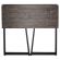 Стол на металлокаркасе BRABIX "LOFT CD-001", 800х440х740 мм, складной, цвет морёный дуб, 641209