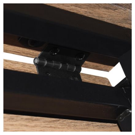Стол на металлокаркасе BRABIX "LOFT CD-001", 800х440х740 мм, складной, цвет морёный дуб, 641209 Стол на металлокаркасе BRABIX "LOFT CD-001", 800х440х740 мм, складной, цвет морёный дуб, 641209