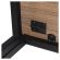 Стол на металлокаркасе BRABIX "LOFT CD-001", 800х440х740 мм, складной, цвет морёный дуб, 641209 Стол на металлокаркасе BRABIX "LOFT CD-001", 800х440х740 мм, складной, цвет морёный дуб, 641209