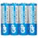 Батарейки КОМПЛЕКТ 4 шт., GP PowerPlus AA (R6, 15G), солевые, пальчиковые, в пленке, 15CEBRA-2S4