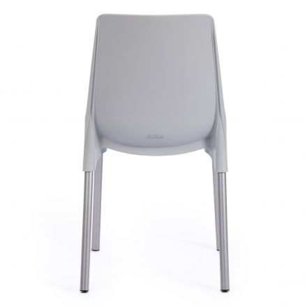 Стул Tetchair GENIUS (mod 75), металл/пластик, 46x56x84cм, серый/ножки хром Стул Tetchair GENIUS (mod 75), металл/пластик, 46x56x84cм, серый/ножки хром