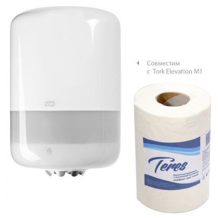 Полотенца бумажные в рулонах Терес Комфорт мини 1-слойные 12 рулонов по 120 метров (артикул производителя Т-0130) Полотенца бумажные в рулонах Терес Комфорт мини 1-слойные 12 рулонов по 120 метров (артикул производителя Т-0130)