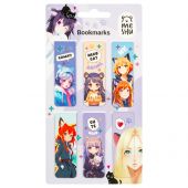 Закладки магнитные для книг, 6шт., MESHU "Neko", глянцевая ламинация Закладки магнитные для книг, 6шт., MESHU "Neko", глянцевая ламинация