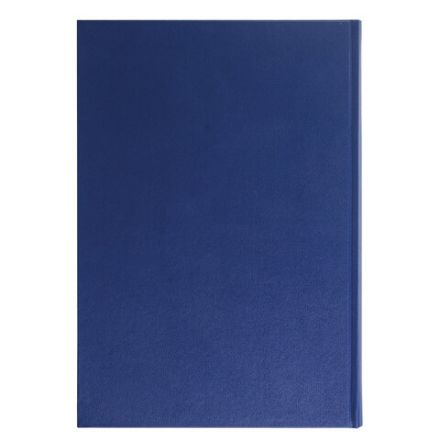 Книга учета 144 л., линия, твердая, бумвинил, блок офсет, А4 200х290 мм, BRAUBERG, синий, 130227