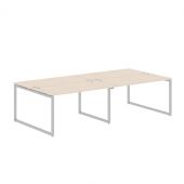 Стол 4-х местный XQWST 2814 Бук Тиара/Алюминий 2806х1406х750 Стол 4-х местный XQWST 2814 Бук Тиара/Алюминий 2806х1406х750