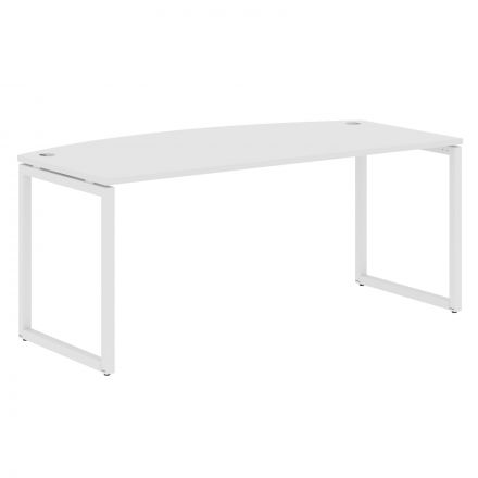 Стол руководителя XQET 189 Белый/Белый 1800х914х750 Стол руководителя XQET 189 Белый/Белый 1800х914х750