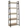 Стеллаж на металлокаркасе BRABIX "LOFT SH-003", 600х350х1500 мм, 5 полок, цвет дуб натуральный, 641236