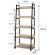 Стеллаж на металлокаркасе BRABIX "LOFT SH-003", 600х350х1500 мм, 5 полок, цвет дуб натуральный, 641236