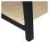 Стеллаж на металлокаркасе BRABIX "LOFT SH-003", 600х350х1500 мм, 5 полок, цвет дуб натуральный, 641236