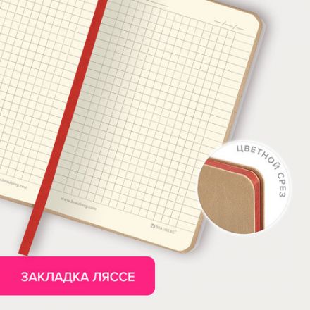 Блокнот МАЛЫЙ ФОРМАТ (100x150 мм) А6, BRAUBERG "Metropolis Mix", под кожу, 80 л., клетка, бежевый, 113331 Блокнот МАЛЫЙ ФОРМАТ (100x150 мм) А6, BRAUBERG "Metropolis Mix", под кожу, 80 л., клетка, бежевый, 113331