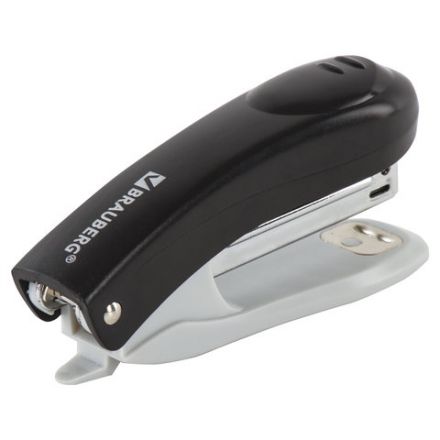 Степлер №10 BRAUBERG "Original", до 12 листов, с антистеплером, черный, 222529 Степлер №10 BRAUBERG "Original", до 12 листов, с антистеплером, черный, 222529