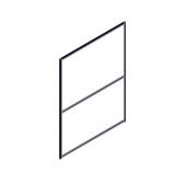 Секция комбинированной перегородки RP160SL120 Серый/Tempo 5 (морковный) 1200х22х1600