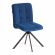 Стул обеденный Medeo поворотный механизм 360, велюр, Blue (синий)