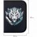 Пенал ПИФАГОР, 1 отделение, полиэстер, 19х13 см, "White tiger", 272285