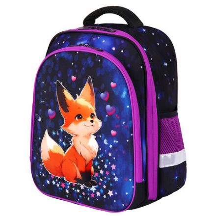 Ранец BRAUBERG KIDS STANDARD, 2 отделения, Fairy fox, 36х28х14 см, 273144 Ранец BRAUBERG KIDS STANDARD, 2 отделения, Fairy fox, 36х28х14 см, 273144