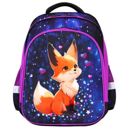 Ранец BRAUBERG KIDS STANDARD, 2 отделения, Fairy fox, 36х28х14 см, 273144 Ранец BRAUBERG KIDS STANDARD, 2 отделения, Fairy fox, 36х28х14 см, 273144