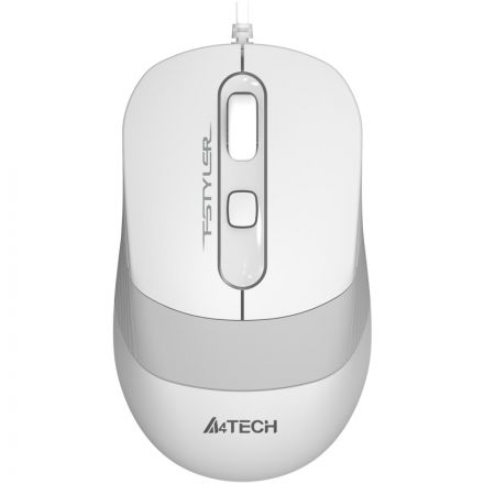 Мышь компьютерная A4Tech Fstyler FM10S белый/серый 1600dpi/USB/4but