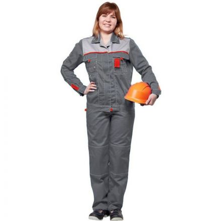 Костюм рабочий летний л10-КБР жен т-сер/св-сер 60-62 158-164 Костюм рабочий летний л10-КБР жен т-сер/св-сер 60-62 158-164