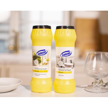 Универсальное чистящее средство LUSCAN 400гр порошок с хлором Универсальное чистящее средство LUSCAN 400гр порошок с хлором