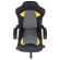 Кресло компьютерное BRABIX "Skill GM-005", откидные подлокотники, экокожа, черное/желтое, 532494