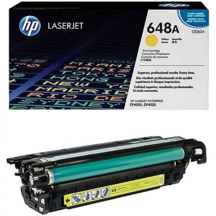 Картридж лазерный HP 648А CE262A жел. для CLJ CP4025/CP4525 Картридж лазерный HP 648А CE262A жел. для CLJ CP4025/CP4525