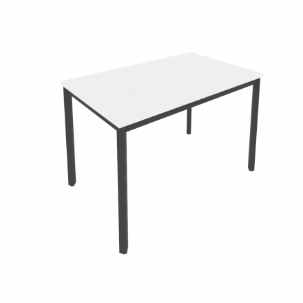 Slim Стол письменный на металлокаркасе С.СП-4 Белый/Антрацит металл 1180*720*750