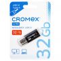 Флеш-диск 32 GB, CROMEX (КРОМЕКС) Ultra USB 3.1, металлический корпус, черный, 514163 Флеш-диск 32 GB, CROMEX (КРОМЕКС) Ultra USB 3.1, металлический корпус, черный, 514163