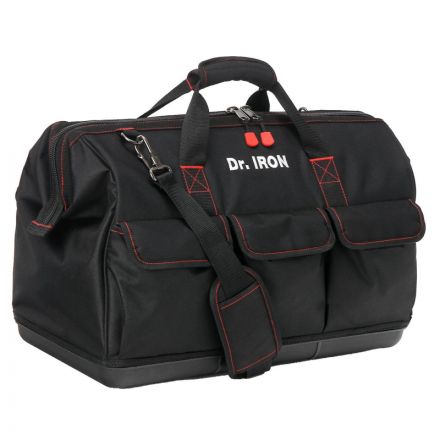 Сумка для инструмента с пластиковым дном с ремнем 51х26х39 Dr.IRON (DR1029)