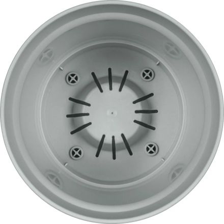 Горшок д/цветов Минт D120мм, 0,7л с поддоном (серый), 221611835/03