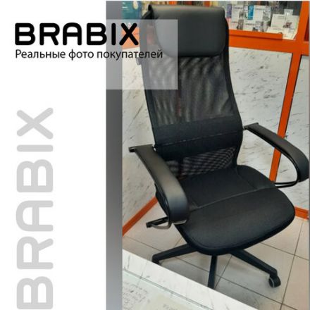 Кресло офисное BRABIX PREMIUM "Stalker EX-608 PL", ткань-сетка/кожзам, черное, 532090 Кресло офисное BRABIX PREMIUM "Stalker EX-608 PL", ткань-сетка/кожзам, черное, 532090