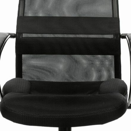 Кресло офисное BRABIX PREMIUM "Stalker EX-608 PL", ткань-сетка/кожзам, черное, 532090