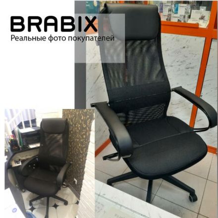 Кресло офисное BRABIX PREMIUM "Stalker EX-608 PL", ткань-сетка/кожзам, черное, 532090 Кресло офисное BRABIX PREMIUM "Stalker EX-608 PL", ткань-сетка/кожзам, черное, 532090