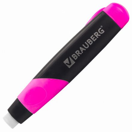 Ластик выдвижной BRAUBERG "REWIND", 112х21х24 мм, белый, пластиковый держатель ассорти, 223593 Ластик выдвижной BRAUBERG "REWIND", 112х21х24 мм, белый, пластиковый держатель ассорти, 223593