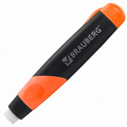 Ластик выдвижной BRAUBERG "REWIND", 112х21х24 мм, белый, пластиковый держатель ассорти, 223593 Ластик выдвижной BRAUBERG "REWIND", 112х21х24 мм, белый, пластиковый держатель ассорти, 223593