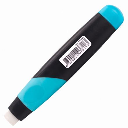 Ластик выдвижной BRAUBERG "REWIND", 112х21х24 мм, белый, пластиковый держатель ассорти, 223593 Ластик выдвижной BRAUBERG "REWIND", 112х21х24 мм, белый, пластиковый держатель ассорти, 223593