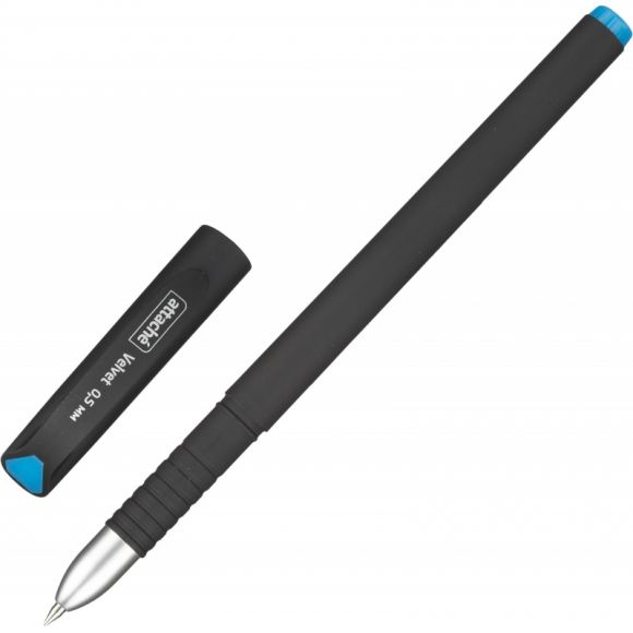 Ручка гелевая неавтомат. Attache Velvet синий стерж, 0,5мм