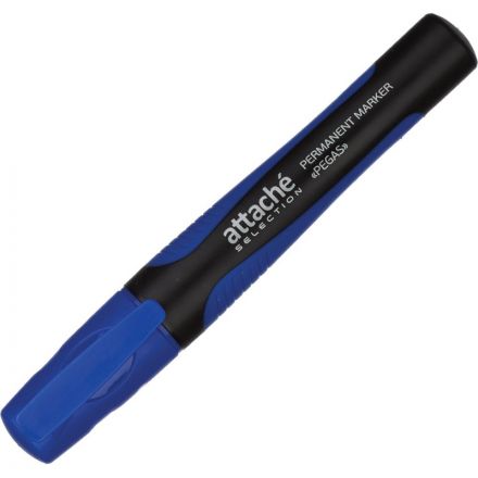 Маркер перманентный Attache Selection Pegas синий (толщина линии 2-5 мм)
