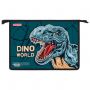 Папка для тетрадей ПИФАГОР А4, 1 отделение, картон/пластик, на молнии, "Dino world", 272131 Папка для тетрадей ПИФАГОР А4, 1 отделение, картон/пластик, на молнии, "Dino world", 272131