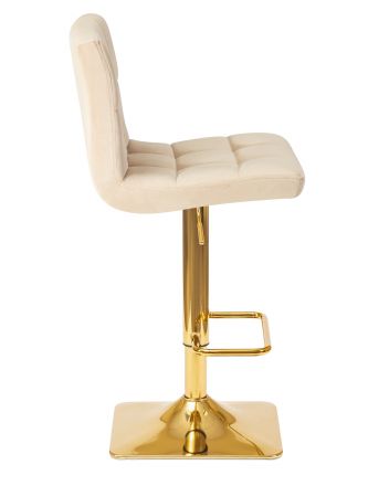 Набор 2 шт Стул барный DOBRIN GOLDIE, бежевый велюр (MJ9-10) Набор 2 шт Стул барный DOBRIN GOLDIE, бежевый велюр (MJ9-10)