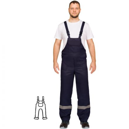 Полукомбинезон рабочий летний муж. л16 с СОП синий (р.56-58) 158-164 Полукомбинезон рабочий летний муж. л16 с СОП синий (р.56-58) 158-164