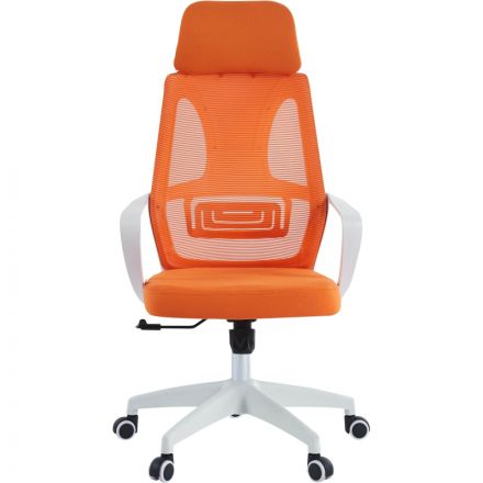 Кресло VT_Chairman CH636 белый пластик, оранжевый Кресло VT_Chairman CH636 белый пластик, оранжевый