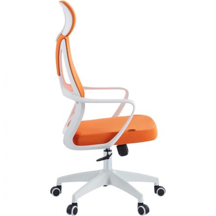 Кресло VT_Chairman CH636 белый пластик, оранжевый Кресло VT_Chairman CH636 белый пластик, оранжевый